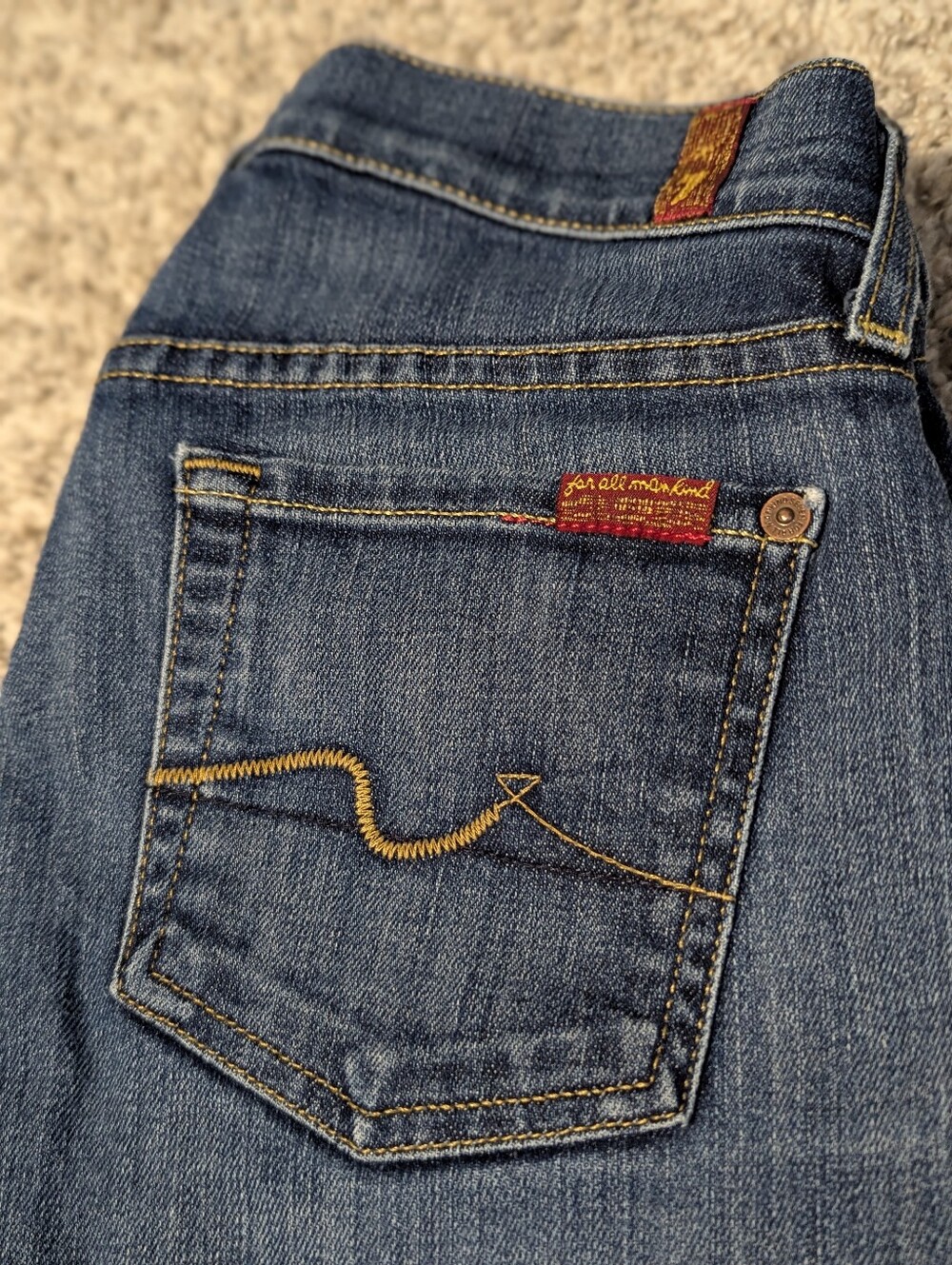 Vintage 2007 ASO Lorelai Gilmore Girls Jeans Flares Bootcut Denim Size 25/29 0/2 - Picture 4 of 10